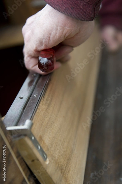 Obraz Holzarbeit Werkstatt