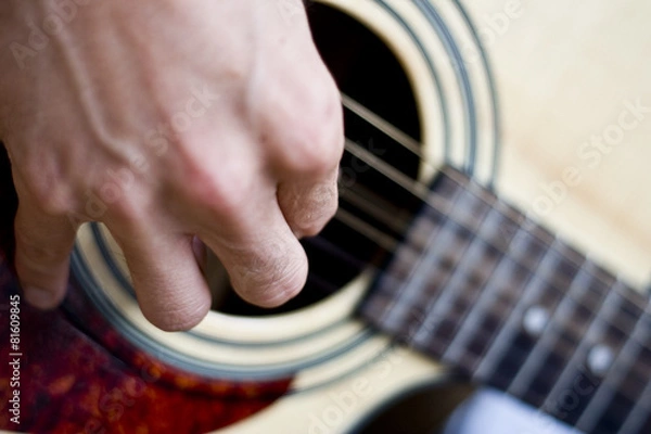 Obraz Gitarre spielen