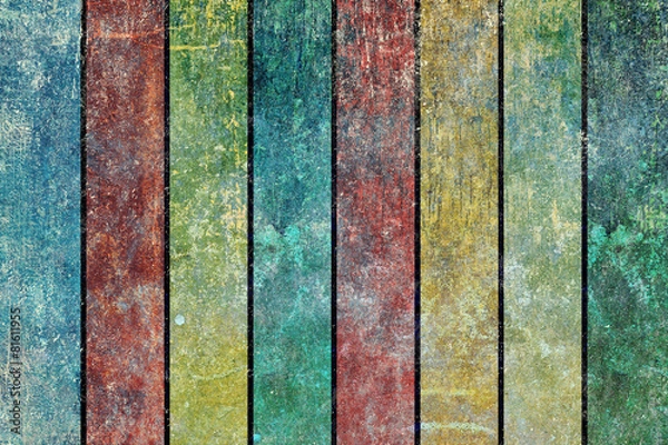Obraz Verticle Stripes Grunge Background Texture