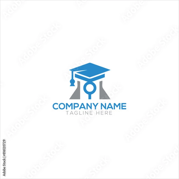 Fototapeta education logo , university logo vector
