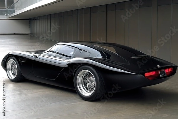 Fototapeta Retrofuturistic car