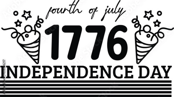 Obraz Fourth of July 1776 Independence Day