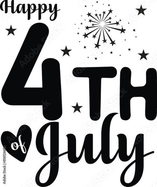 Obraz Happy 4th of July