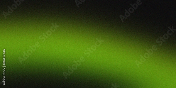 Fototapeta 
A cascade of green flows through an empty space, textured with grainy and grungy elements for depth.