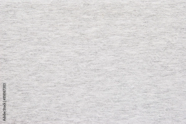 Fototapeta Soft gray melange fabric texture or background