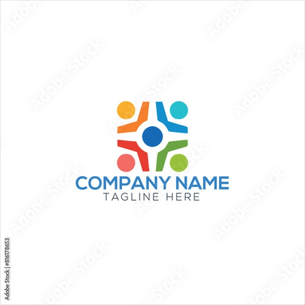 Fototapeta reading logo icon vector isolated
