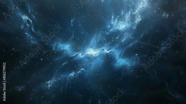 Fototapeta Starry Splendor Exploring the Cosmic Symphony of Star Fields and Nebulae, a Celestial Wonderland Awaits