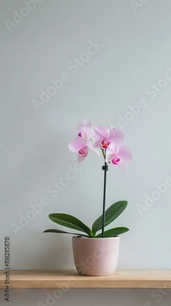 Fototapeta Orchid background with copy space.