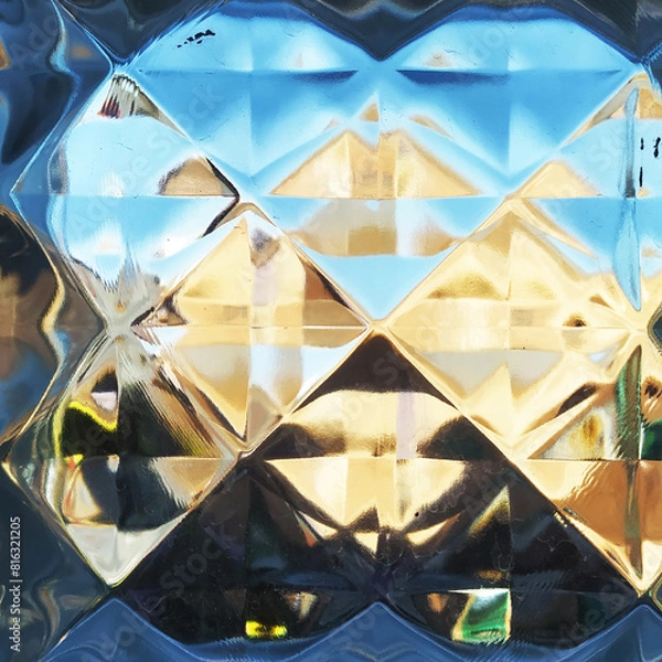 Obraz abstract background illustration of the glass box