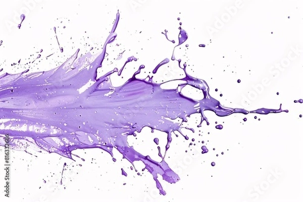 Obraz Vibrant Purple Ink Splatter