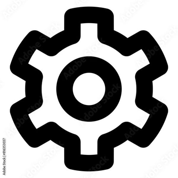 Obraz gear line icon