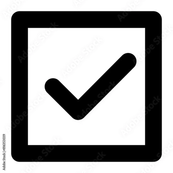 Obraz checkbox line icon