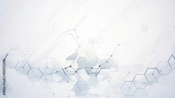 Fototapeta Science and Innovative Technology Abstract Background