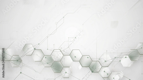 Fototapeta Science and Innovative Technology Abstract Background