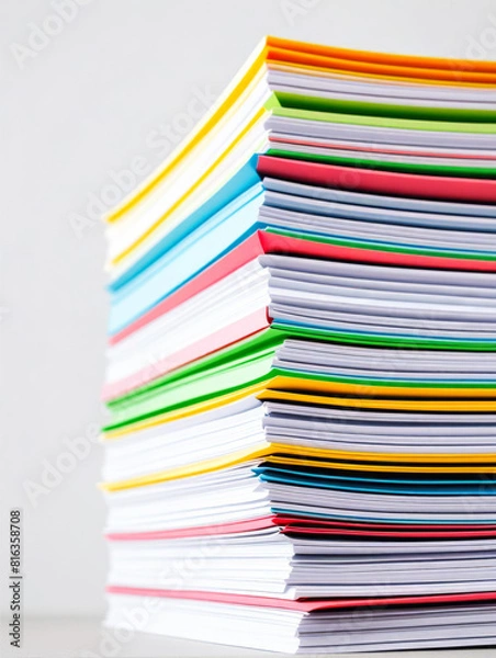 Fototapeta Stack of papers