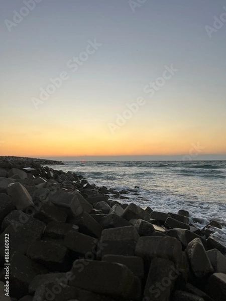 Obraz sunset over the sea