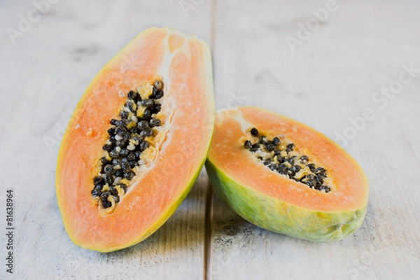 Obraz Sliced papaya
