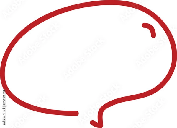 Fototapeta 말풍선