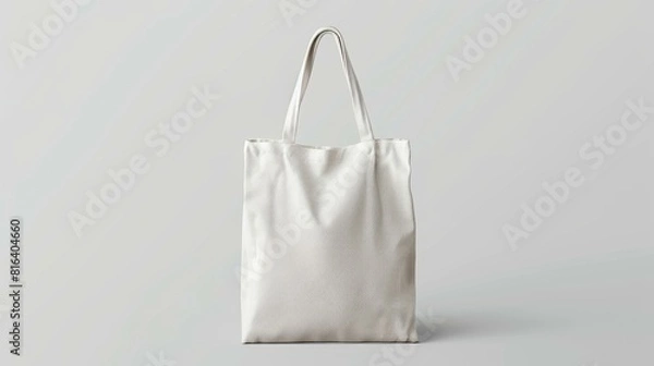 Obraz Design a stylish, durable festival tote bag with a mockup on a clean background