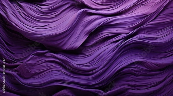 Fototapeta This close-up of a purple flower reveals the soft texture and intricate details of the bloom in stunning detail. The deep purple hue is both vibrant and luxurious