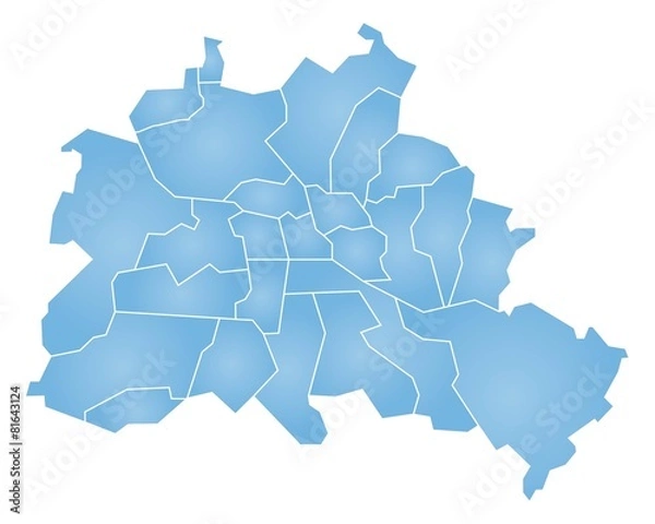 Fototapeta Map of Berlin