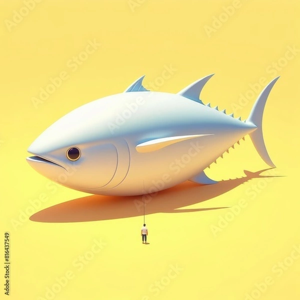 Obraz Hope at Sea: The Journey of Small Fishermen with Tuna
