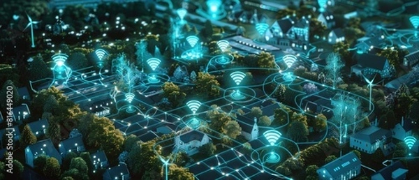 Obraz High-speed internet connectivity in rural areas