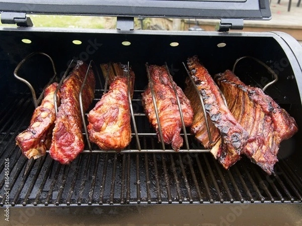 Obraz Several racks of spare ribs