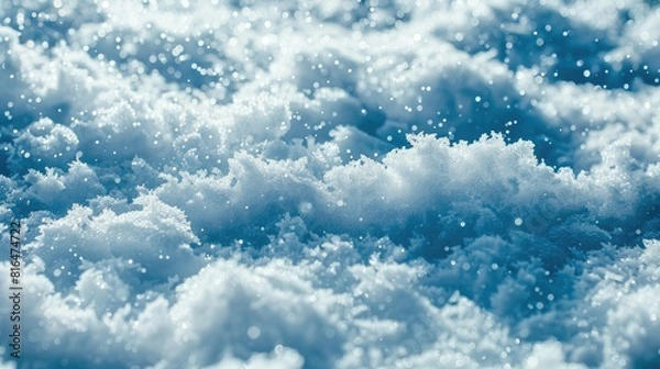 Fototapeta Background with texture of snow