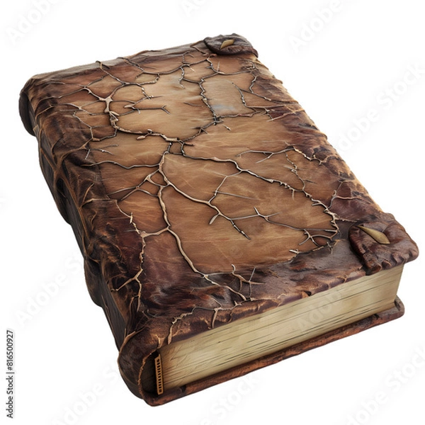 Fototapeta book game asset 3D object, PNG image, no background