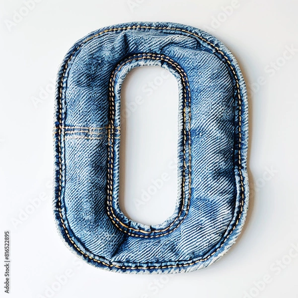 Fototapeta Cool Denim Number Zero