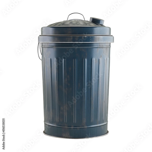 Fototapeta Trash Can isolated on white background