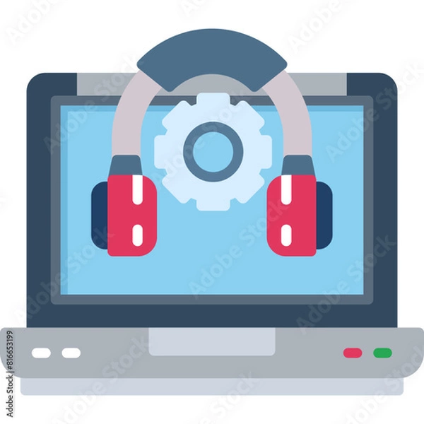 Fototapeta Support Icon