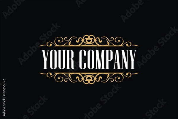 Fototapeta Vintage Revival Iconic Logo Selection