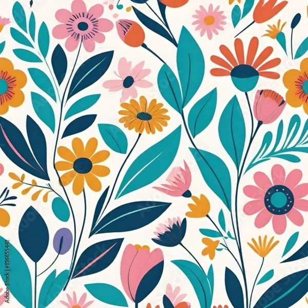 Obraz floral abstract background