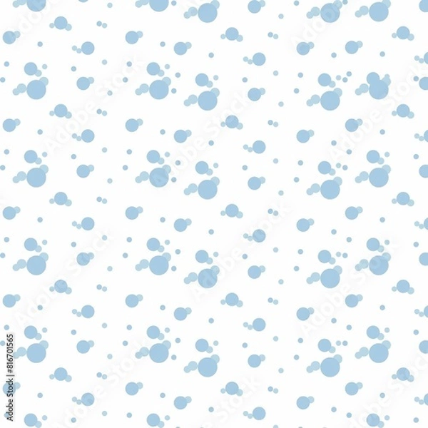 Fototapeta seamless pattern with bubbles