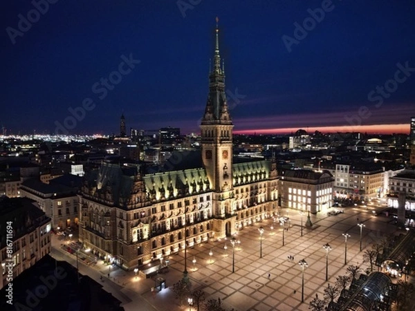 Obraz Rathaus Hamburg