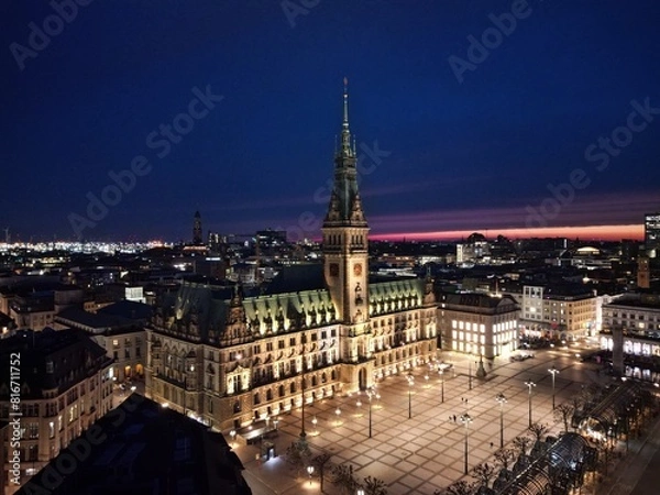 Obraz Rathaus Hamburg 
