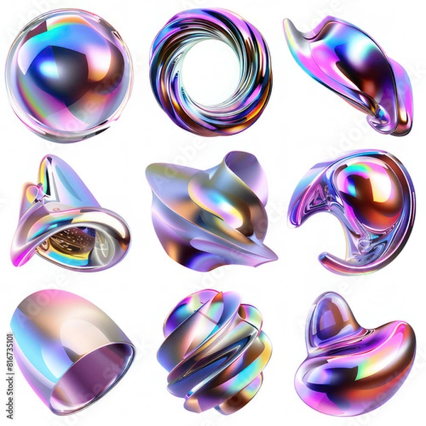 Fototapeta Metal colorful plates background. Vector Illustration For Wallpaper, Banner, Background, Card, Book Illustration, landing page