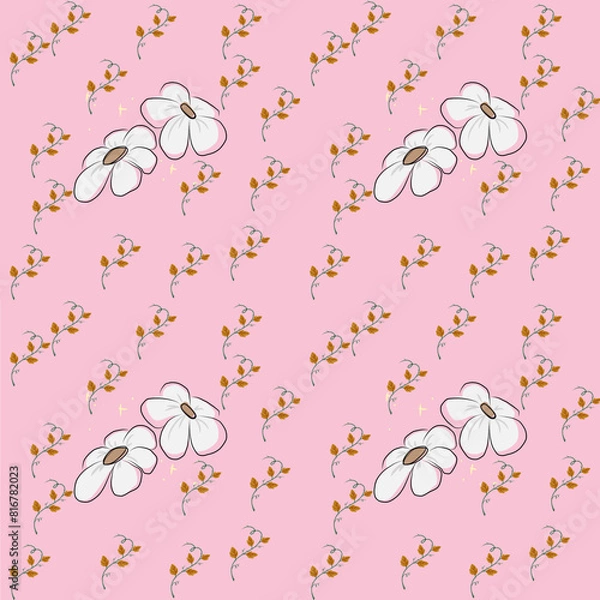 Fototapeta seamless pattern with hearts