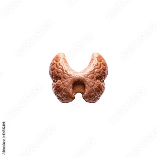 Fototapeta Image of the thyroid gland transparent photo