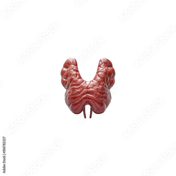 Fototapeta Image of the thyroid gland transparent photo