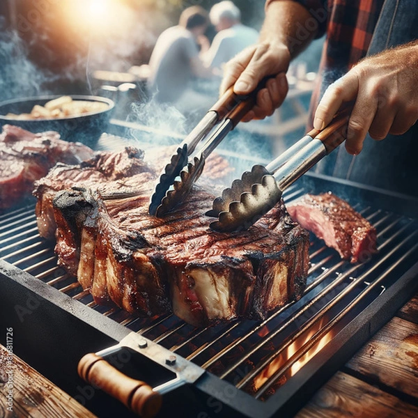 Obraz meat on the grill