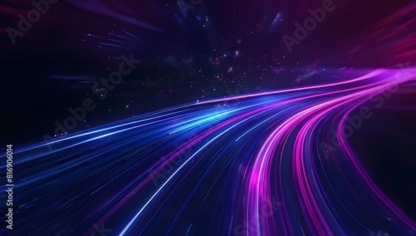 Obraz Abstract futuristic design for advertising, technology or business presentation