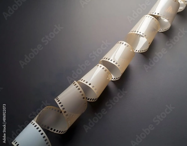 Obraz Roll of film in a black background