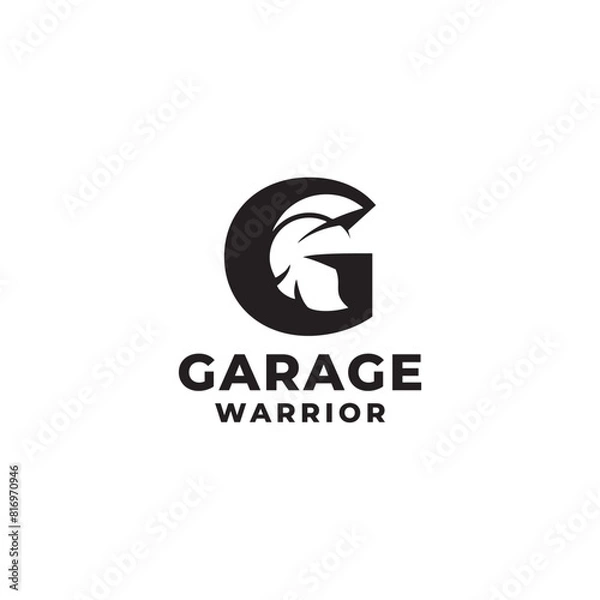 Fototapeta warrior initials