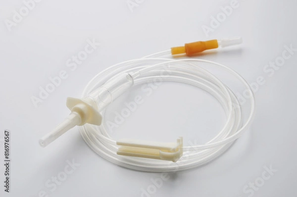 Fototapeta 일회용 수액튜브 주사 의료기기