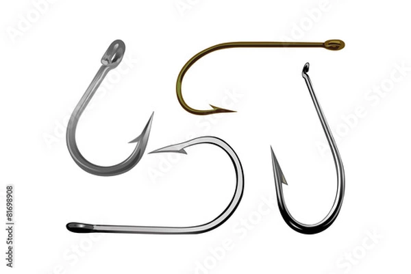 Obraz hook isolated on white background