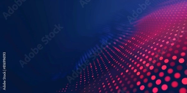 Fototapeta minimal gradient halftone background with dots, dark red color theme in the style of minimal gradient halftone background with dots, dark blue color theme