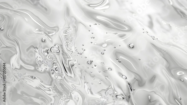 Fototapeta abstract gradient white wave. neumorphic duotone background